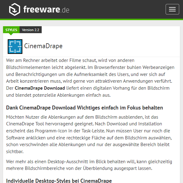 CinemaDrape Download