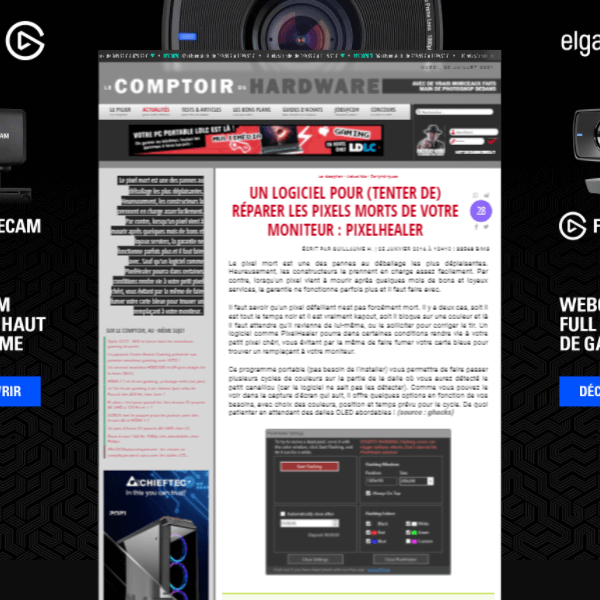 Un logiciel pour (tenter de) réparer les pixels morts de votre moniteur